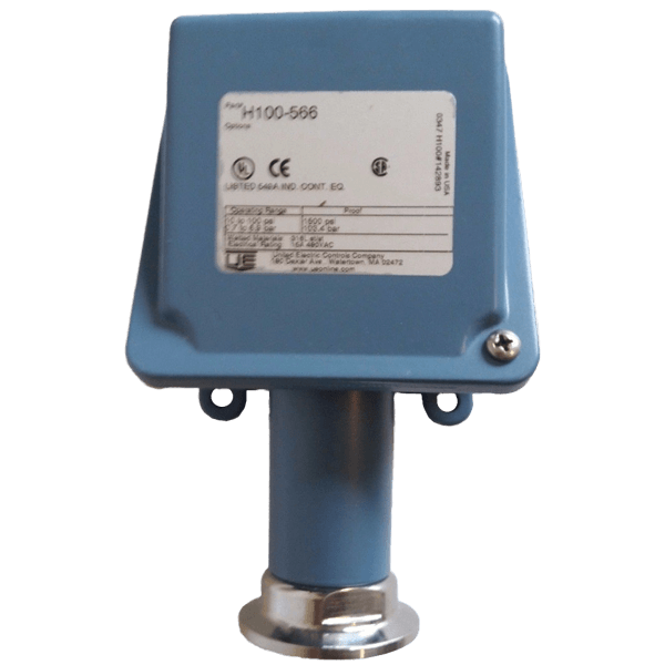 United Electric Pressure Switch, 100 Series Type H100 Models 565 to 567